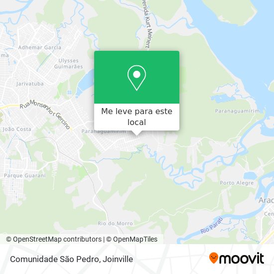 Comunidade São Pedro mapa