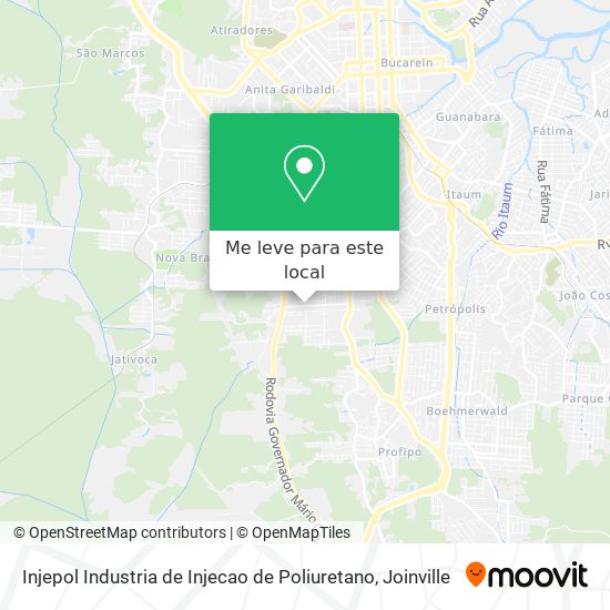 Injepol Industria de Injecao de Poliuretano mapa