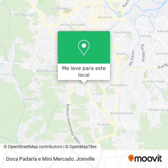 Doca Padaria e Mini Mercado mapa