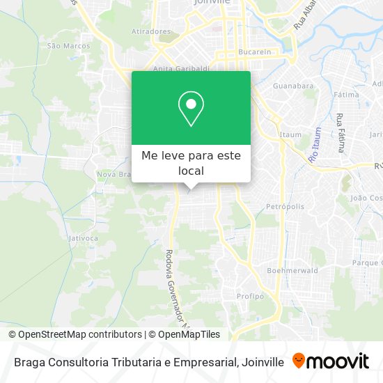 Braga Consultoria Tributaria e Empresarial mapa