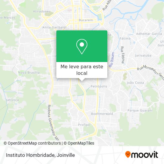 Instituto Hombridade mapa