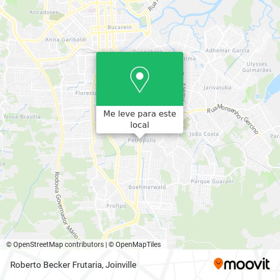 Roberto Becker Frutaria mapa