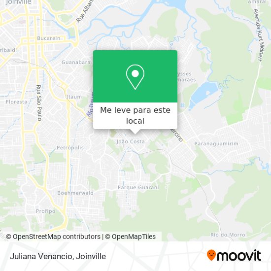 Juliana Venancio mapa