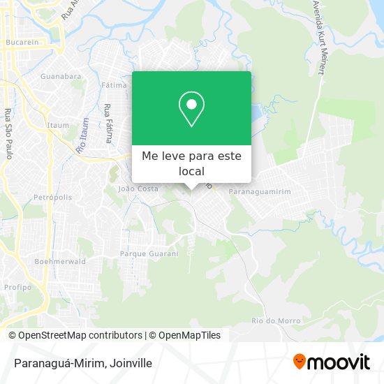 Paranaguá-Mirim mapa