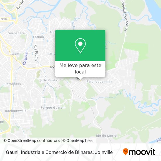 Gaunil Industria e Comercio de Bilhares mapa