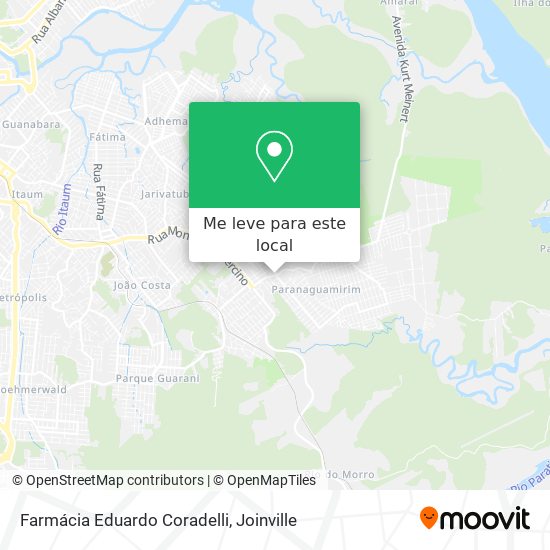 Farmácia Eduardo Coradelli mapa