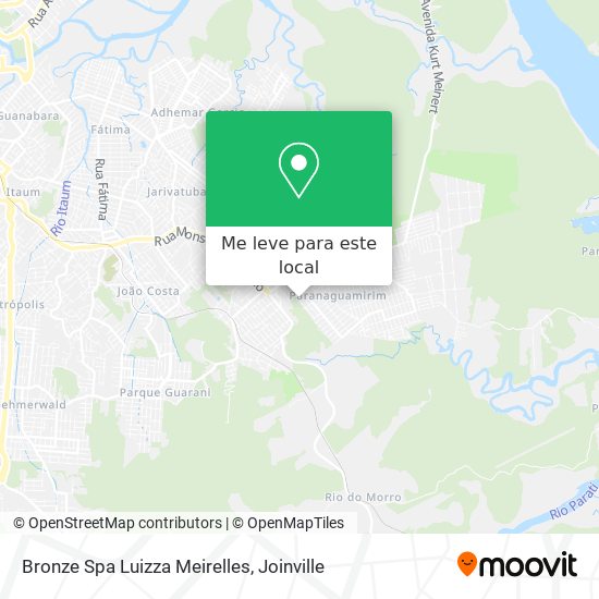 Bronze Spa Luizza Meirelles mapa