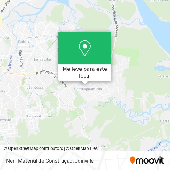 Neni Material de Construção mapa