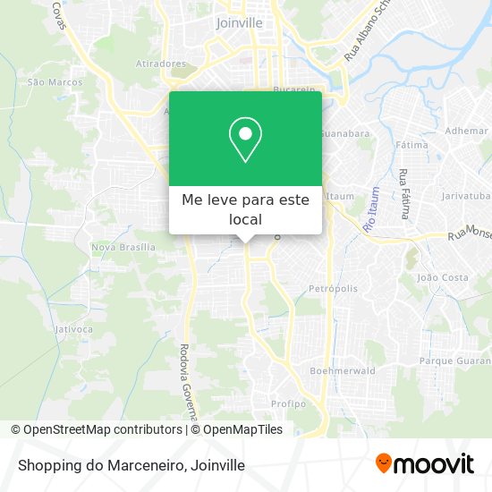Shopping do Marceneiro mapa