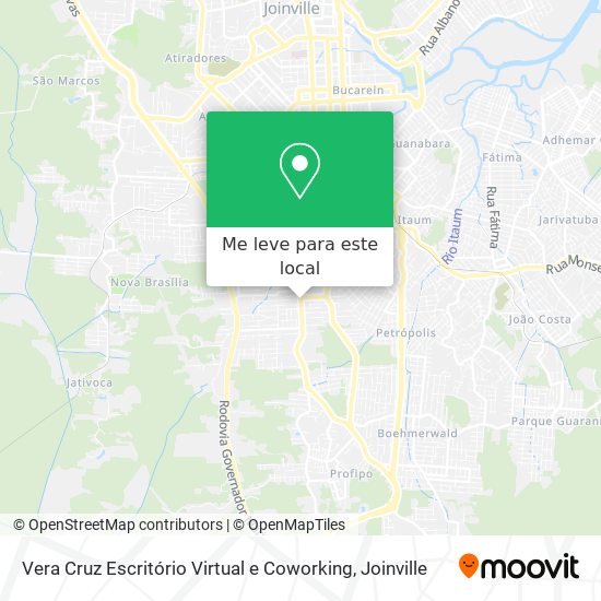 Vera Cruz Escritório Virtual e Coworking mapa