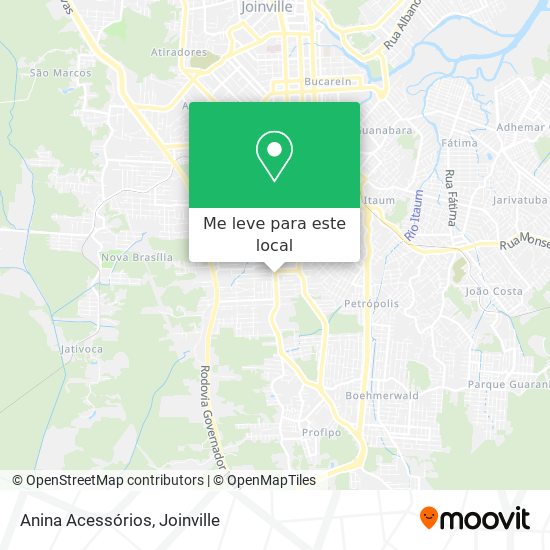 Anina Acessórios mapa