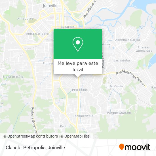 Clansbr Petrópolis mapa