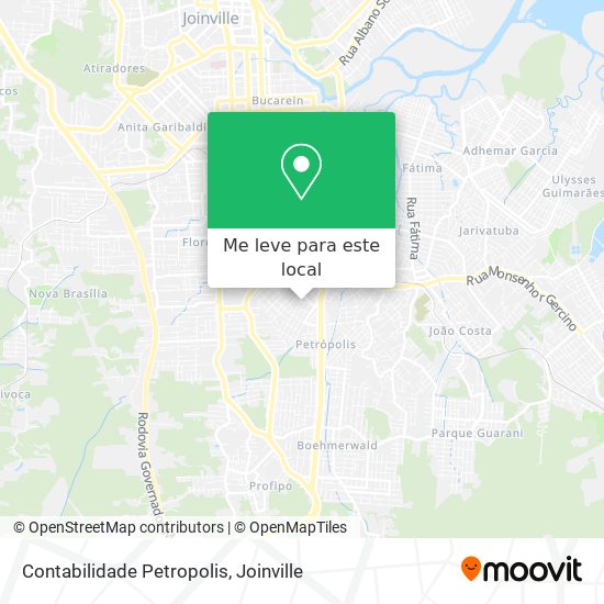 Contabilidade Petropolis mapa