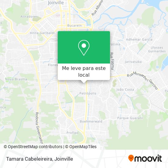 Tamara Cabeleireira mapa