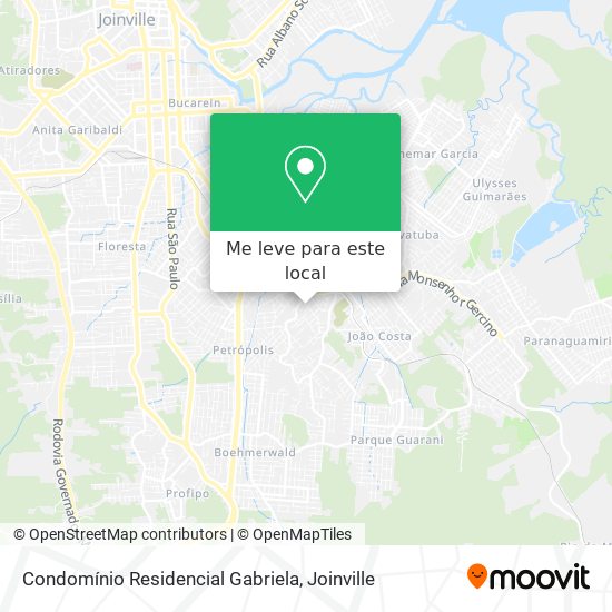 Condomínio Residencial Gabriela mapa