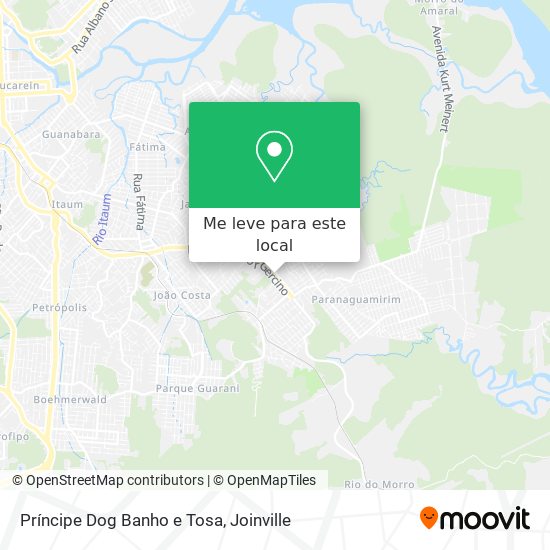 Príncipe Dog Banho e Tosa mapa