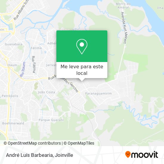 André Luís Barbearia mapa