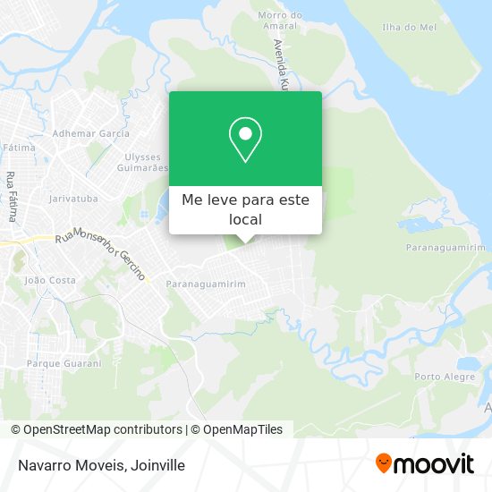 Navarro Moveis mapa