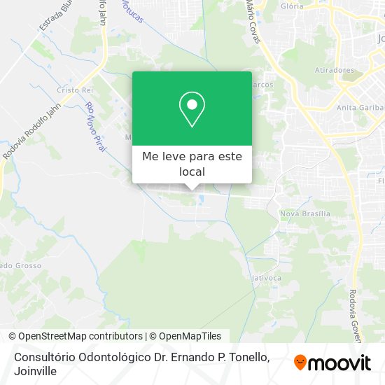 Consultório Odontológico Dr. Ernando P. Tonello mapa
