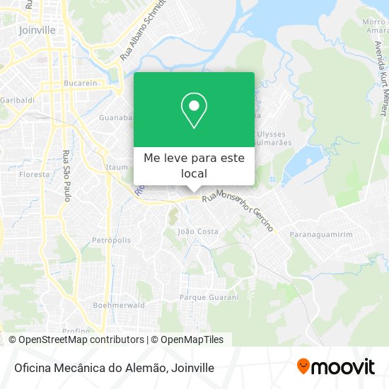 Oficina Mecânica do Alemão mapa