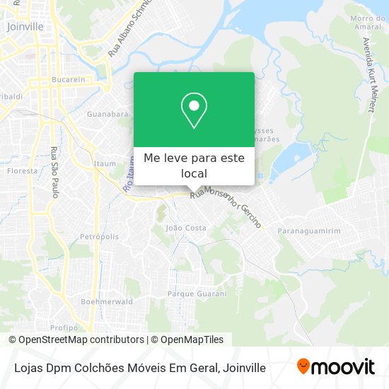 Lojas Dpm Colchões Móveis Em Geral mapa