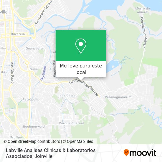 Labville Analises Clinicas & Laboratorios Associados mapa