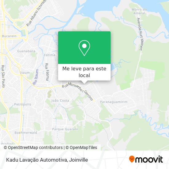 Kadu Lavação Automotiva mapa