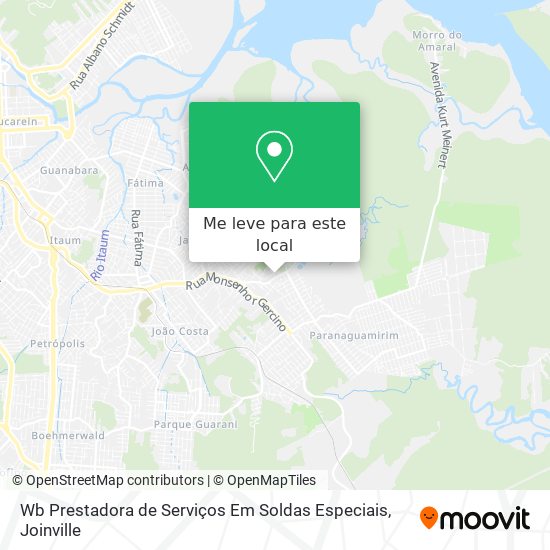 Wb Prestadora de Serviços Em Soldas Especiais mapa