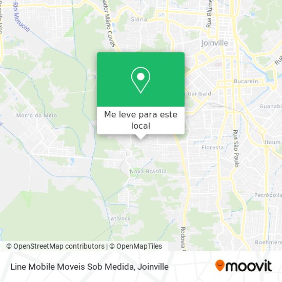 Line Mobile Moveis Sob Medida mapa