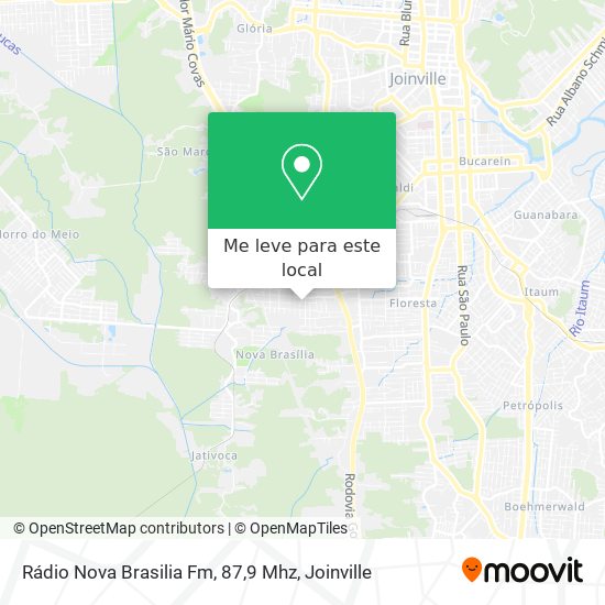 Rádio Nova Brasilia Fm, 87,9 Mhz mapa