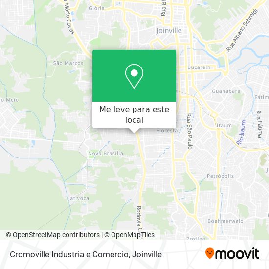 Cromoville Industria e Comercio mapa