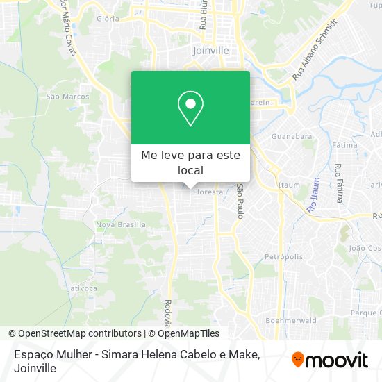 Espaço Mulher - Simara Helena Cabelo e Make mapa