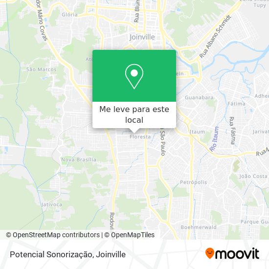 Potencial Sonorização mapa