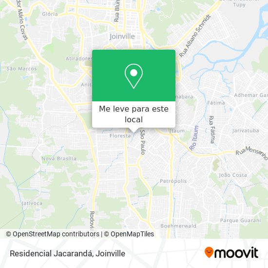 Residencial Jacarandá mapa