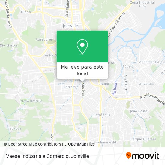 Vaese Industria e Comercio mapa