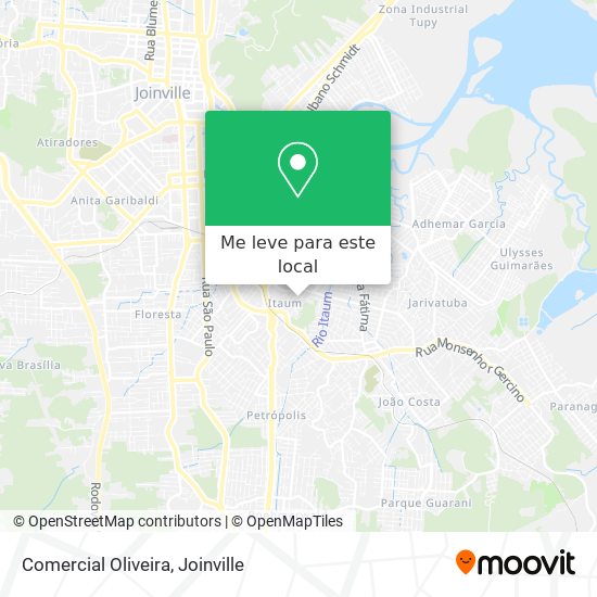 Comercial Oliveira mapa