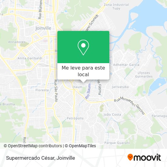 Supermercado César mapa