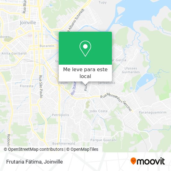 Frutaria Fátima mapa