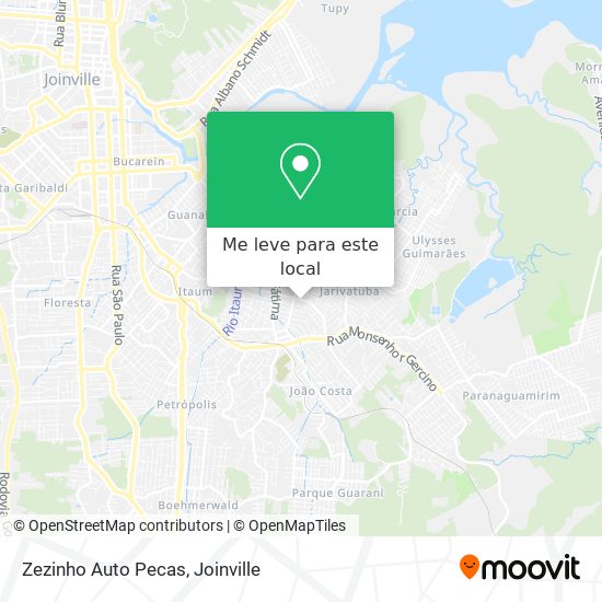 Zezinho Auto Pecas mapa