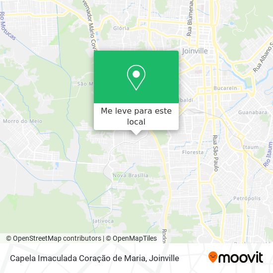 Capela Imaculada Coração de Maria mapa
