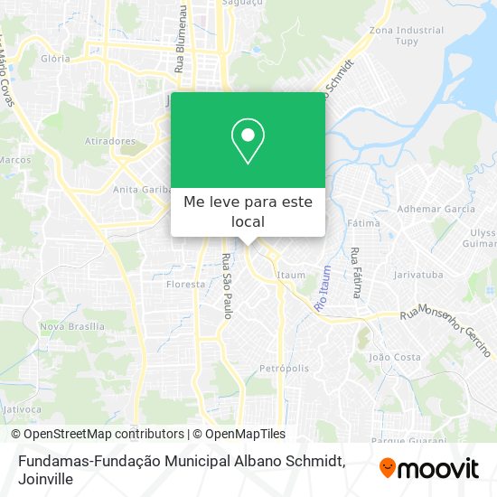 Fundamas-Fundação Municipal Albano Schmidt mapa