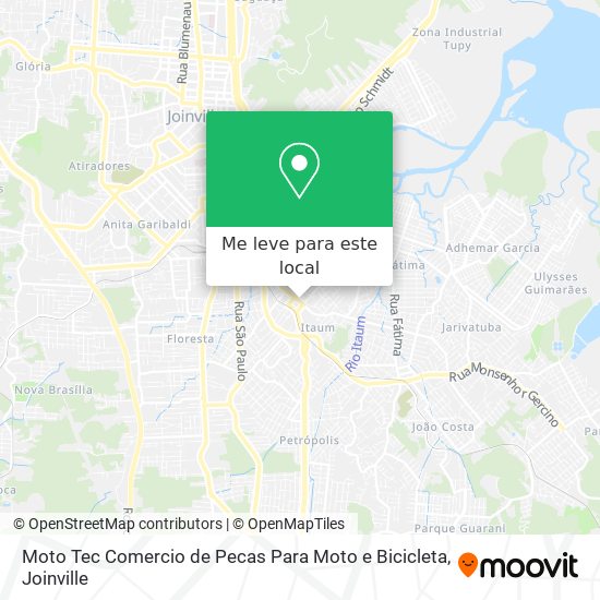 Moto Tec Comercio de Pecas Para Moto e Bicicleta mapa