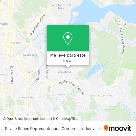 Silva e Rauen Representacoes Comerciais mapa
