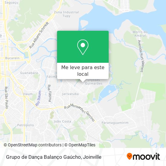 Grupo de Dança Balanço Gaúcho mapa