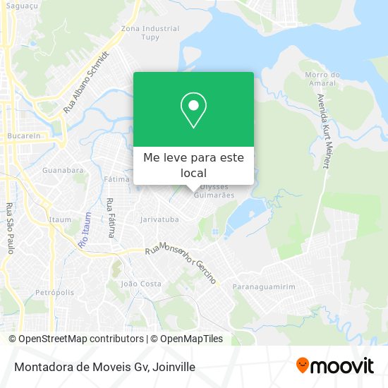 Montadora de Moveis Gv mapa