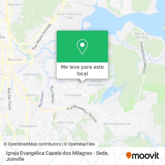 Igreja Evangélica Capela dos Milagres - Sede mapa