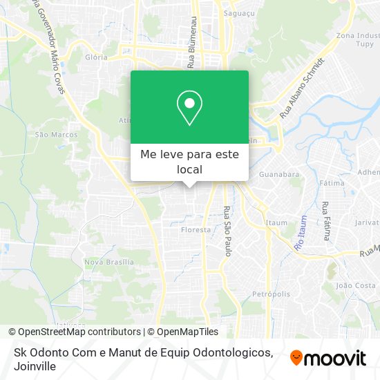 Sk Odonto Com e Manut de Equip Odontologicos mapa