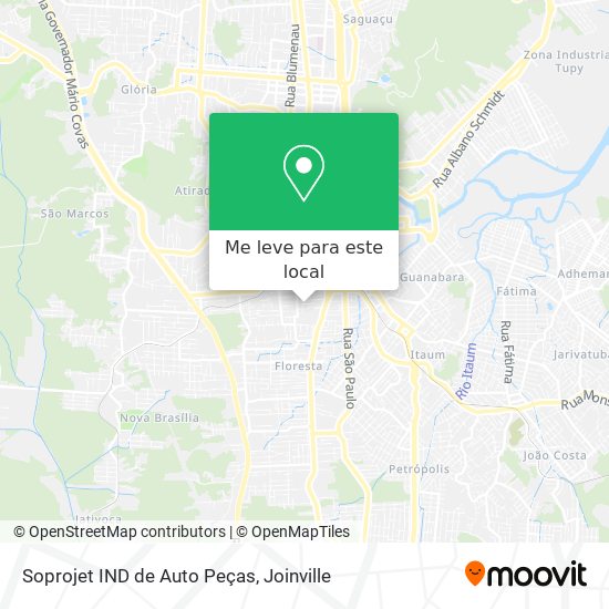 Soprojet IND de Auto Peças mapa