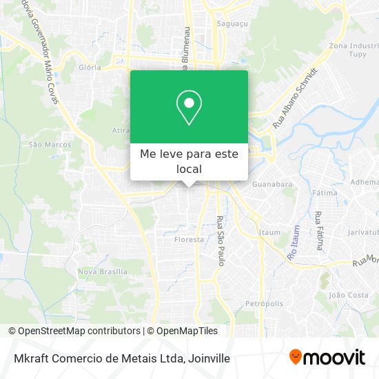 Mkraft Comercio de Metais Ltda mapa