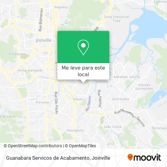 Guanabara Servicos de Acabamento mapa